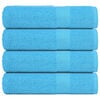 vidaXL Hand Towels FROGN 4 pcs Turquoise 50 x 100 cm 360 100% Cotton