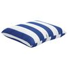 vidaXL Throw Pillows 4 pcs Blue&White Stripe 60x60 cm Fabric