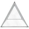 vidaXL Chicken Cage Silver 200x105x91 cm Galvanised Steel