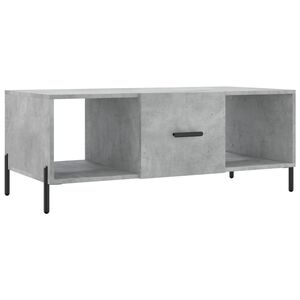 vidaXL Coffee Table Concrete Grey 102x50x40 cm Engineered Wood