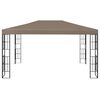 vidaXL Gazebo 4x3 m Taupe