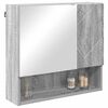 vidaXL Mirror Cabinet Grey Sonoma 59 x 17 x 55 cm Engineered Wood
