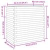 vidaXL Garden Planter Wax Brown 70x40x68.5 cm Solid Wood Pine