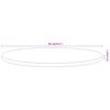 vidaXL Table Top &Oslash;90x2.5 cm Round Solid Wood Acacia