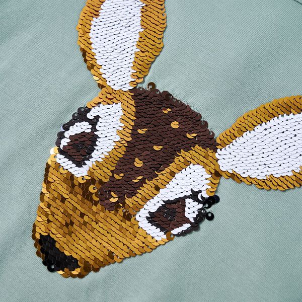 Kids' T-shirt with Long Sleeves Medium Mint 104