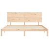vidaXL Bed Frame without Mattress 200x200 cm Solid Wood Pine