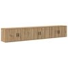 vidaXL Wall-mounted TV Cabinet Set 3 pcs Artisan Oak 80 x 34.5 x 40 cm