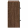 vidaXL Bookcase Brown Oak 40x24x52 cm Engineered Wood