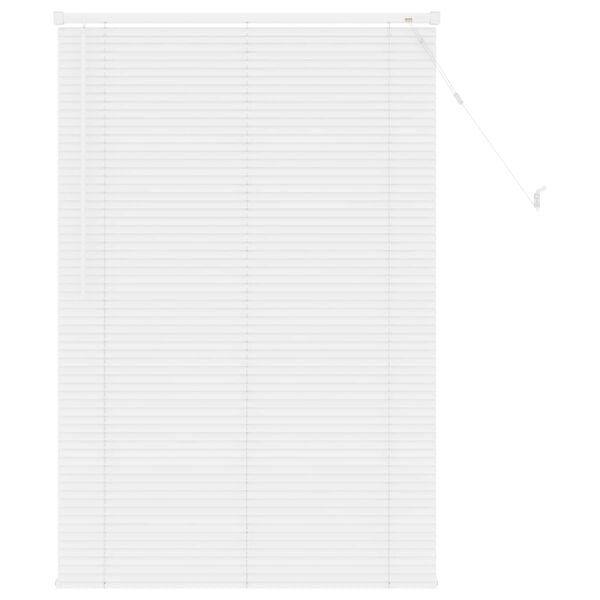 vidaXL Venetian Blind Manual Adjustable White 150 x 100 cm PVC