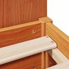 vidaXL Bookcase Bed without Mattress Wax Brown 135x190cm Double Solid Wood Pine
