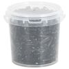 vidaXL Braiding Bands for Horse 1500 pcs Black Silicone
