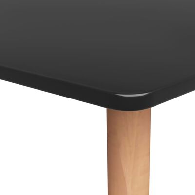 vidaXL Bar Table Black 120x60x105 cm