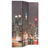 vidaXL Folding Room Divider 120x170 cm New York by Night