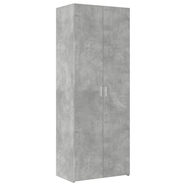 vidaXL Highboard Concrete Grey 70x42.5x185 cm Engineered Wood