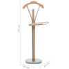 vidaXL Suit Stand 45x35x107 cm Natural