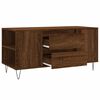 vidaXL Coffee Table Brown Oak 102x44.5x50 cm Engineered Wood