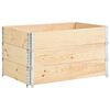 vidaXL Pallet Collars 3 pcs 50x100 cm Solid Pine Wood