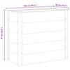 vidaXL Garden Raised Bed WPC 100x50x91 cm Grey