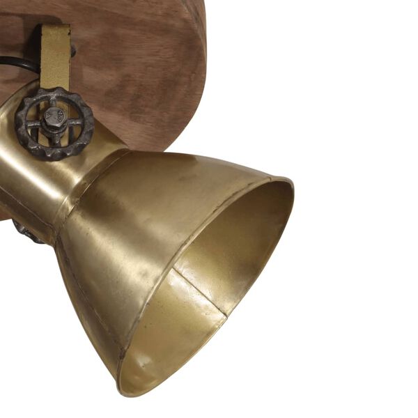 vidaXL Ceiling Lamp 25 W Antique Brass 50x50x25 cm E27