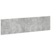 vidaXL Wall-Mounted Headboard ARNHEM Concrete Grey Engineered Wood