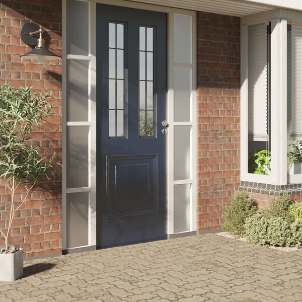 vidaXL Window Film Static Frosted Grey 60x2000 cm PVC