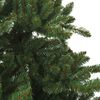 vidaXL Artificial Hinged Christmas Tree Green 210 cm PVC and Steel