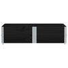 vidaXL Pallet Collars 2 pcs Black 150x100 cm Solid Wood Pine