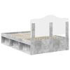 vidaXL Bed Frame with Headboard Concerte 120 x 200 cm Solid Pine Wood