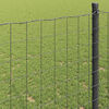 vidaXL Euro Fence Grey 0.4 x 10 m PVC-coated iron