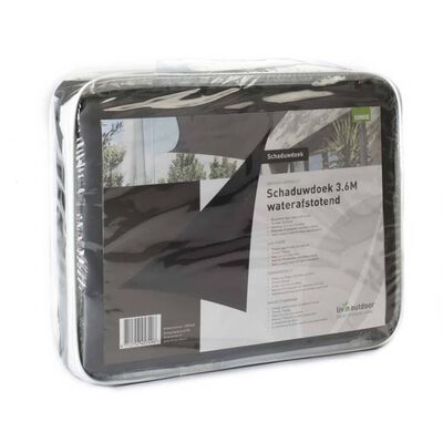 Livin'outdoor Shade Cloth Como Polyester Triangle 3.6x3.6 m Grey