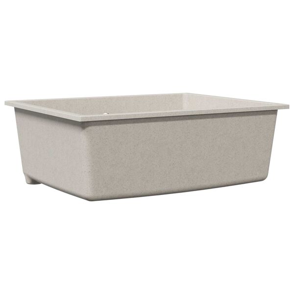 vidaXL Kitchen Sink Beige 54 x 44 x 20 cm Granite
