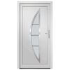 vidaXL Front Door White 98x190 cm PVC