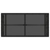 vidaXL Outdoor Table Grey and Black 80 x 40 x 40 cm