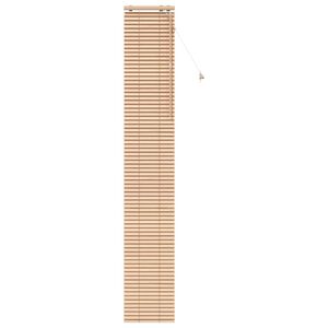 vidaXL Venetian Blind Oak Look 40 x 250 cm 35 mm Solid Paulownia Wood