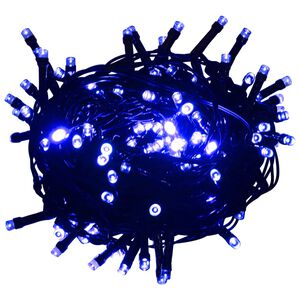 vidaXL Light String with 400 LEDs Blue 40 m 8 Light Effects