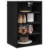 vidaXL Hanging Cabinet Black oak 40 x 29.5 x 60 cm Engineered Wood