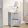 vidaXL Bedside Tables 2 pcs Concrete Grey 30.5 x 30 x 43 cm