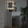 vidaXL Bedroom Dressing Tables with Drawer White 80 x 39.6 x 135 cm