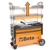 Beta Tools Collapsible Tool Trolley C27S-O Orange Steel 027000201