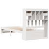 vidaXL Bookcase Bed without Mattress White 90x200cm Solid Wood Pine