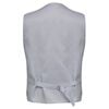 vidaXL Mens Weddingvest Set Silver 56 Polyester