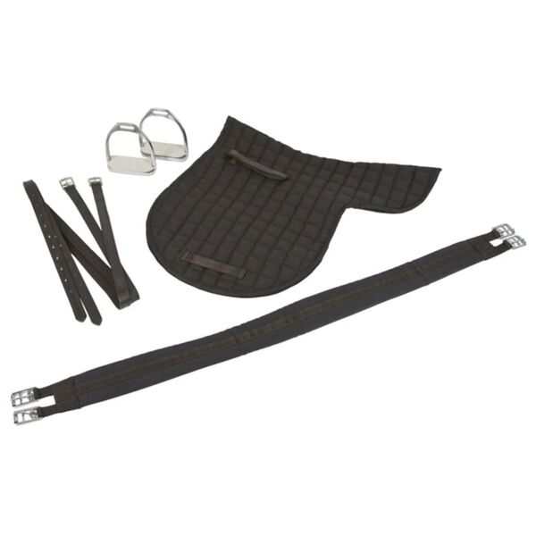 Kerbl Pony Saddle Leather Black 32196