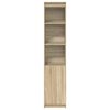 vidaXL Highboard Sonoma Oak 37.5x35x180 cm Engineered Wood