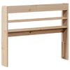 vidaXL Headboard with Shelves 75 cm Solid Wood Pine