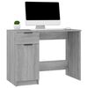 vidaXL Desk Grey Sonoma 100x50x75 cm Engineered Wood