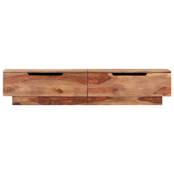 vidaXL TV Cabinet 145x30x30 cm Solid Acacia Wood