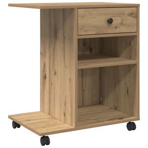vidaXL Printer Stand Artisian Oak 60 x 40 x 68.5 cm Engineered Wood
