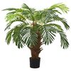 vidaXL Artificial Cycas Palm with Pot 90 cm Green