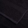 vidaXL Washcloths SOLUND Black Cotton