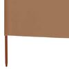 vidaXL 6-panel Wind Screen Fabric 800x160 cm Taupe